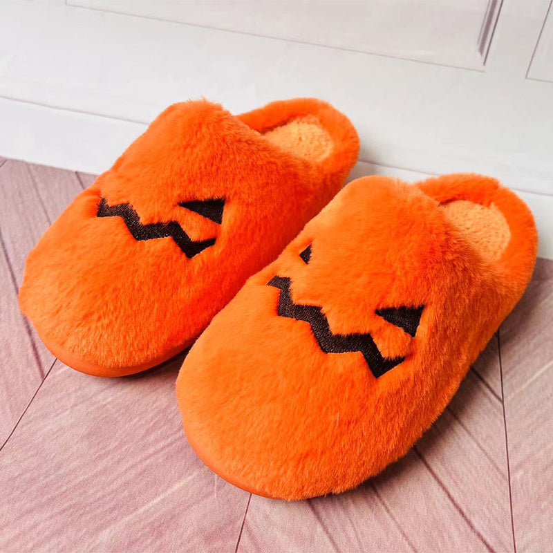 Chaussons Citrouille d'Halloween