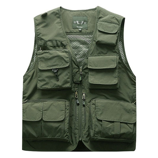 Gilet de pêche multipoche